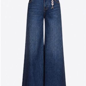 Wide Leg High-Rise Denim Jeans